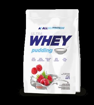 ULTRA WHEY PUDDING 30g, 908 g BOGIES Super sprawa z tym produktem, do deserów w sam raz, konsystencja jest gęsta, nic nie spływa z omleta, dobrze też wchodzi z owocami po treningu.