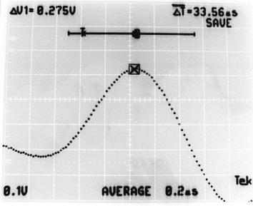 Rys. 8. Fala typu P, nacisk F = 10 kn, podstawa czasu 0,2 μs/cm Rys. 9.