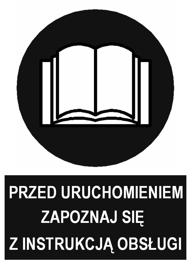 Zabrania się włączania zasilania w przypadku uszkodzenia przewodów elektrycznych grozi poraŝeniem elektrycznym. 1.