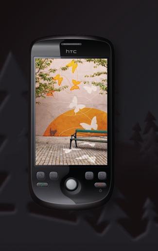 HTC Magic intuicyjna obsługa internetu za dotkni ciem palca, 3,2-calowy wyêwietlacz, dzi ki któremu zobaczysz wszystko, otwarty system operacyjny Android, który da Ci dost p do