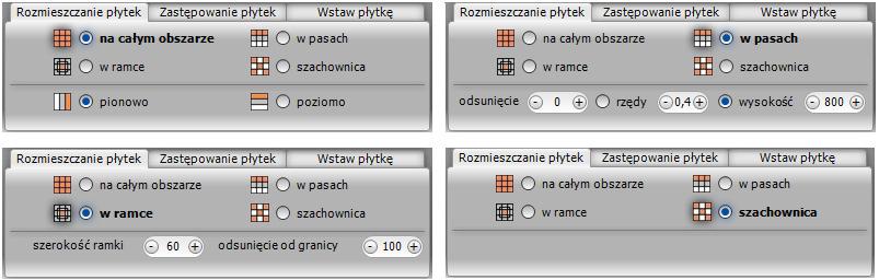 Wygląd zakładki w różnych ustawieniach pokazano poniżej (Rys. 204). Rys.