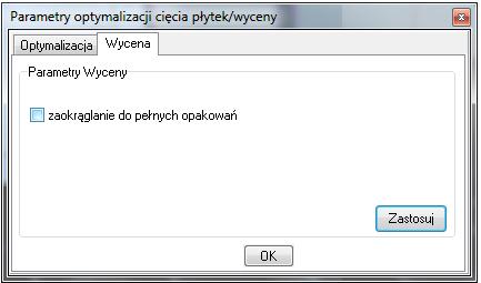 Kolor czerwony zaznaczenia określa płytki całe, kolor różowy - przycięte. Dodatkowo w prawej części okna prezentowany jest podgląd zaznaczonej płytki.