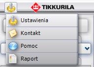 Wyszukiwanie poprzez wybrany kolor Po wybraniu przycisku Wyszukaj po kolorze, w części okna poniżej trzech ikon opcji wyboru, pojawi się paleta barw, z której należy wybrać kolor o dowolnym odcieniu