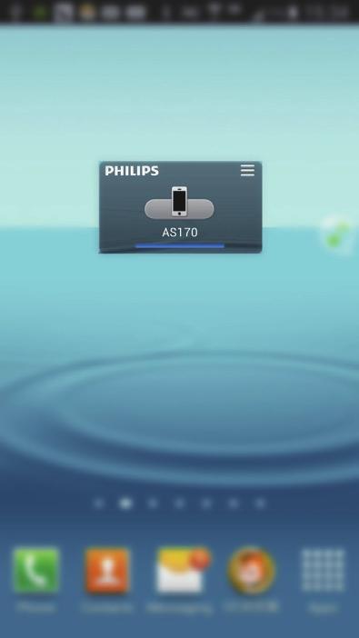 firmy Philips pozycję AS170, aby kontynuować połączenie. AS170 Remove Nawiązanie połączenia może zająć kilka sekund.