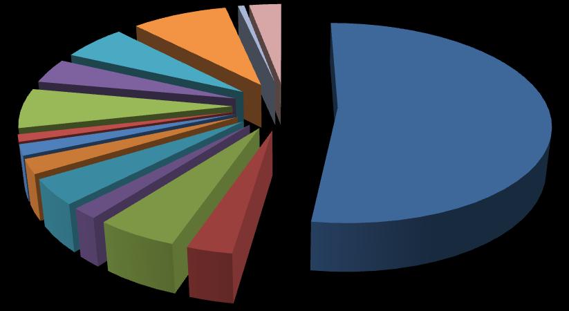 14. Żytno 5 4 0 1 R a z e m: 172 121 43 10 *Rodzinny Dom Dziecka 3 2 4 7 Graficzne przedstawienie rodzinnych form pieczy zastępczej w powiecie radomszczańskim w 2016r.