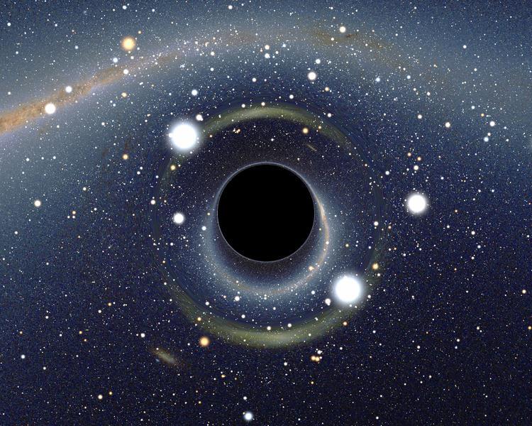 CZARNA DZIURA Czarne dziury są bardziej egzotyczne niż gwiazdy neutronowe. Cała masa skupiona jest w jednym punkcie. Mają bardzo wysokie pole grawitacyjne.