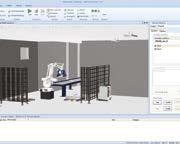 weryfikowanie programów do cięcia w ramach symulacji offline 3D zamiast na realnym obiekcie. RobotStudio Cutting PowerPac jest zintegrowane z RobotWare Cutting.