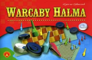 Gra Halma, Warcaby ALEX0504-10,95 "Warcaby" i "Halma" to klasyka gier planszowych. "Warcaby" mają długą, kilkusetletnią historię, "Halma" zaś powstała stosunkowo niedawno - w XIX w.