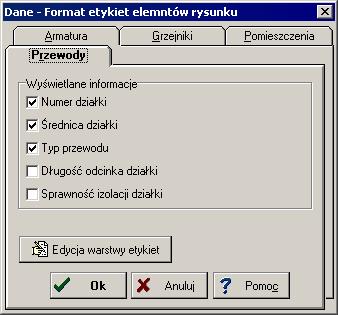 10 Załączniki Dialog z zestawem typowych pionopięter W górnej części dialogu umieszczona jest graficzna lista rysunków oraz okno z powiększonym rysunkiem wskazanym w liście.