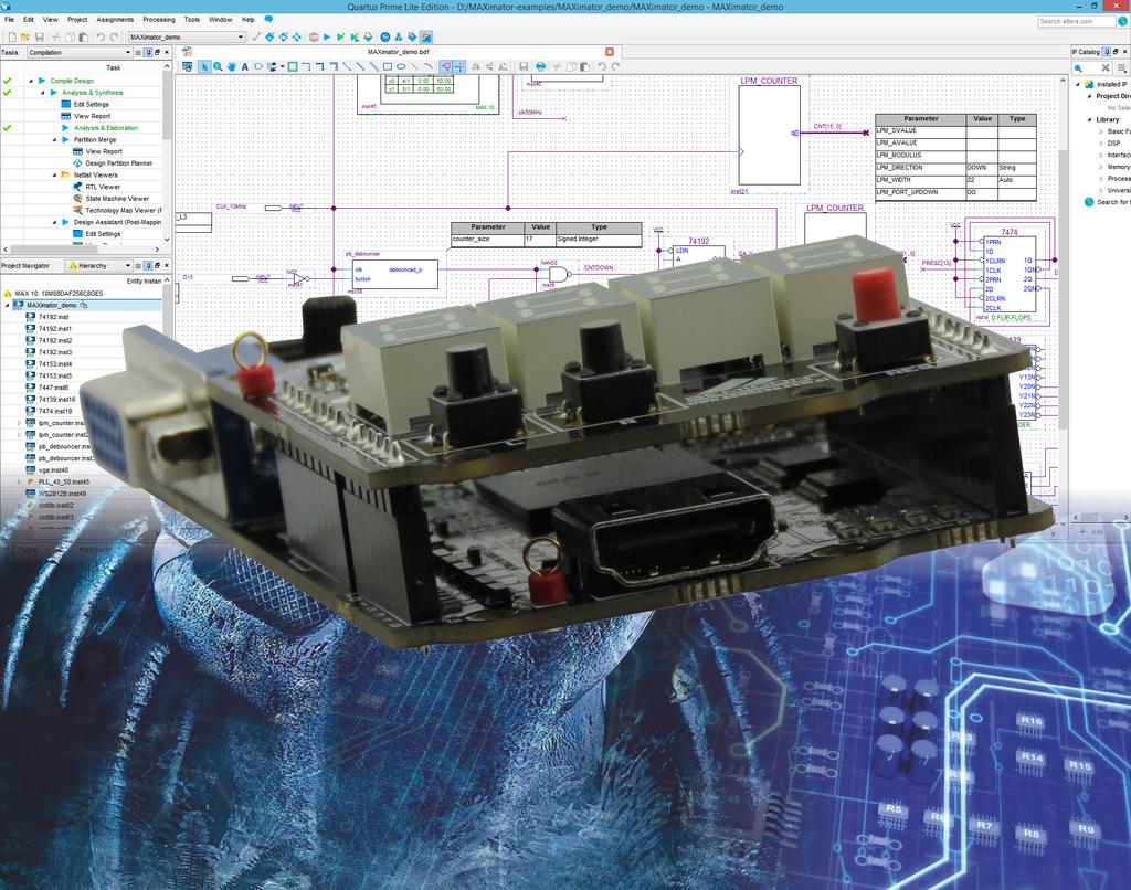 Pierwsze kroki z FPGA, część 1 Szkoła MAXimatora sprzęt i oprogramowanie Zainteresowanie projektowaniem w układach FPGA wśród elektroników jest duże, ale mam wrażenie przede wszystkim potencjalne.