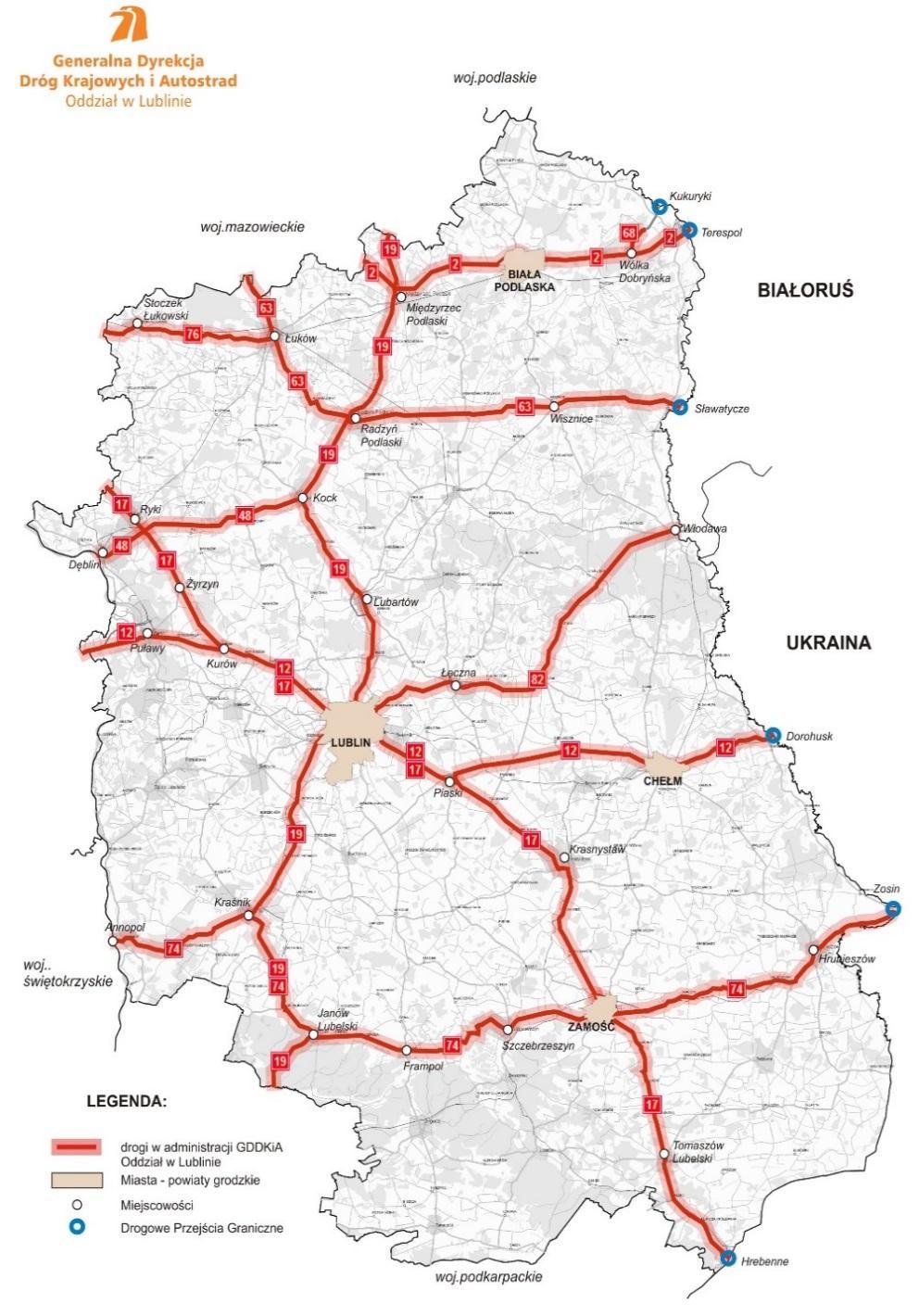 Rozwój sieci dróg krajowych woj. lubelskiego od 1999 roku Inwestycje w latach 1999-2004 6 1. DK19 - obwodnica Lubartowa 2. DK12 - obwodnica Piask Inwestycje w latach 2004-2009 8 3.