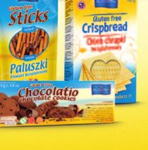 - Najlepszy produkt Bezglutenowy - Ciastka Chocolatio produkt bez skrobi pszennej 2015r.