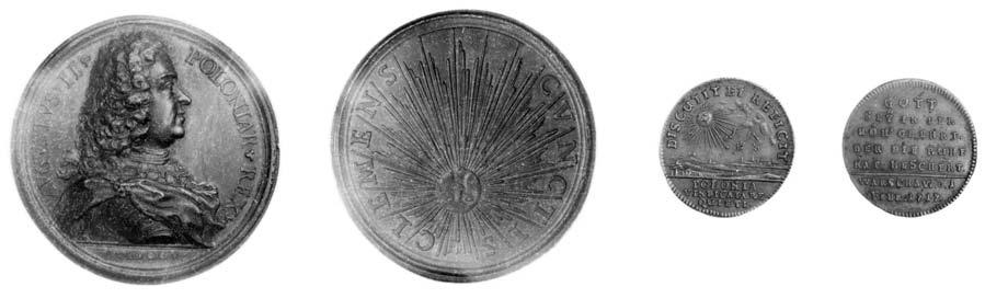 805 806 *798 medal na 100-lecie Gimnazjum Gdaƒskiego 1658 r.
