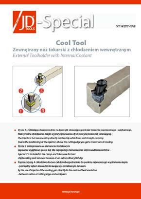 Cool Tool Zewnętrzny nóż tokarski z chłodzeniem wewnętrznym External Toolholder with