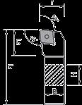 Toczenie zewnętrzne, płytki pozytywne External Turning, positive Płytki Inserts Geometrie