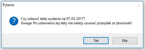 RYSUNEK 14 KOMUNIKAT SYSTEMOWY Następnie wyświetli się komunikat z