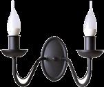 E14020215171 Lampa MALBO, 2x40W E14, czarna
