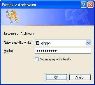 192.168.1.1 ARCHIWUM #PRE #DOM:WARIACI 192.168.1.20 GLAPPO Pierwsza linia znaczy Ŝe komputer ARCHIWUM posiada adres IP 192.168.1.1 i jest kontrolerem domeny NT WARIACI.