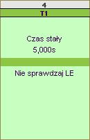 W dalszej kolejności program przechodzi do Bloku warunkowego o numerze 2. Żaden warunek nie jest potrzebny, dlatego blok również należy pominąć ustawiając Bezwarunkowo i Kontynuuj.