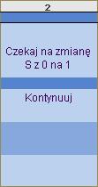 Kontynuując program przeszedł do Bloku warunkowego.