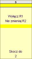 czasu. Tutaj każemy przekaźnikowi zatrzymać się na 5s, ale wprowadzamy dodatkową kontrolę.