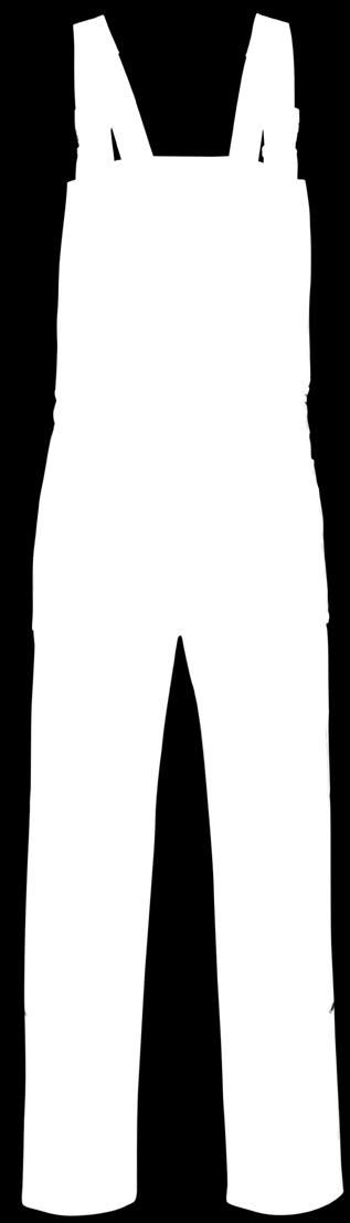 podwójna warstwa materiału na kolanach i tylnej części spodni