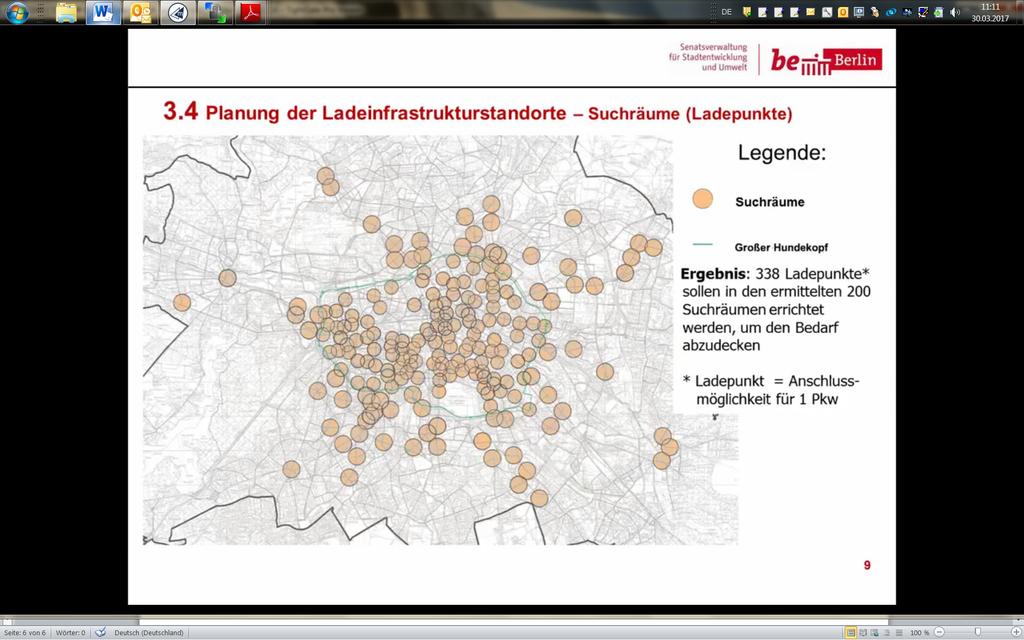 Infrastruktura Ładowania Doświadczenia Berlina Obszary Poszukiwania Powstała mapa