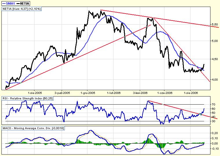 spółki NETIA :