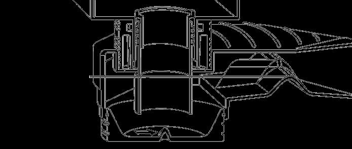Elastyczność dzięki regulacji wysokości dna odpływu Odpływy liniowe serii Advantix można indywidualnie dopasować podczas montażu do wysokości konstrukcji posadzki wynoszącej od 90 mm.