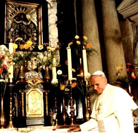 Papież Jan Paweł II w Kalwarii