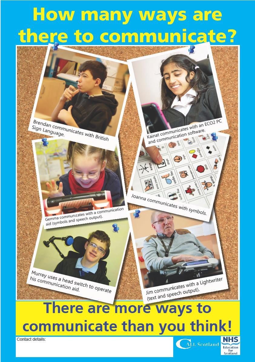 Find out about different ways to communicate