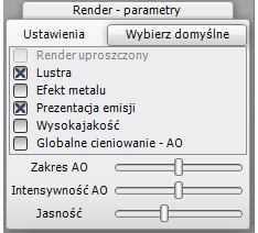 5. Obiekty emisyjne Funkcja dostępna jedynie z Modułem Renderingu Profesjonalnego - dowolne obiekty i materiały z nada ną emisją zaawansowaną wydzielają prawdziwe światło, które rozprasza się w