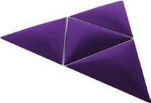 także kształtem: ½ trójkąta równobocznego