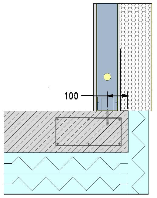 Konstrukcja ścian Grubość konstrukcyjna ścian wynosi 10cm.