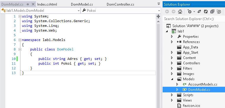 Modele danych walidacja widoki zorientowane na model 1. Wprowadzenie Modele danych Modele danych w ASP.NET MVC to klasy znajdujące się w katalogu Models.