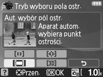 ekspozycji 2 Tryb wyboru pola ostr.