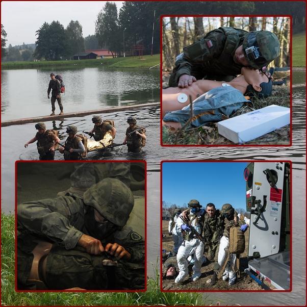 Nazwa: Szkolenie wojskowo medyczne personelu medycznego SZ RP realizującego zadania poza granicami kraju 8351517 (COMBAT MEDIC) Cel: nabycie przez ratownika medycznego umiejętności udzielania