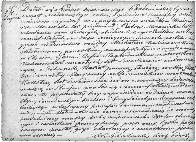 unikat aktu małżeństwa 24/1860 FamilySearch.