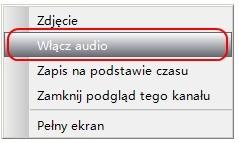 ODTWARZANIE I KOPIOWANIE NAGRAŃ 6.9. Uruchamianie audio podczas odtwarzana nagrań.