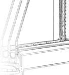 N Super Spacer TriSeal Ködispace d 1 Niewypełnione profile ramki wykonanej z tworzywa sztucznego z dolnym płaszczem z blachy cienkościennej d 2 λ 2 (d λ) = 2 (d 1 λ 1 ) + d 2 λ 2 (d λ) = d 1 λ 1 λ =