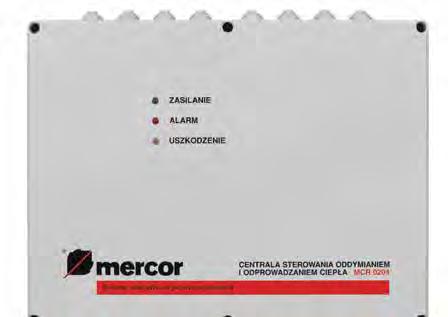 sterowanie elektryczny system sterowania 24V- 13.2.2. centrala sterująca mcr 0204 Centrala sterowania oddymianiem mcr 0204 jest urządzeniem sterującym w elektrycznych systemach oddymiania.