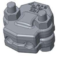 Uchwyty i złączki Clamps, joints UchWyty pętlicowe LOOp CLAmpS Do zamknięcia pętli przewodów aluminiowych stalowoaluminiowych w elektroenergetycznych liniach napowietrznych These clamps are used to