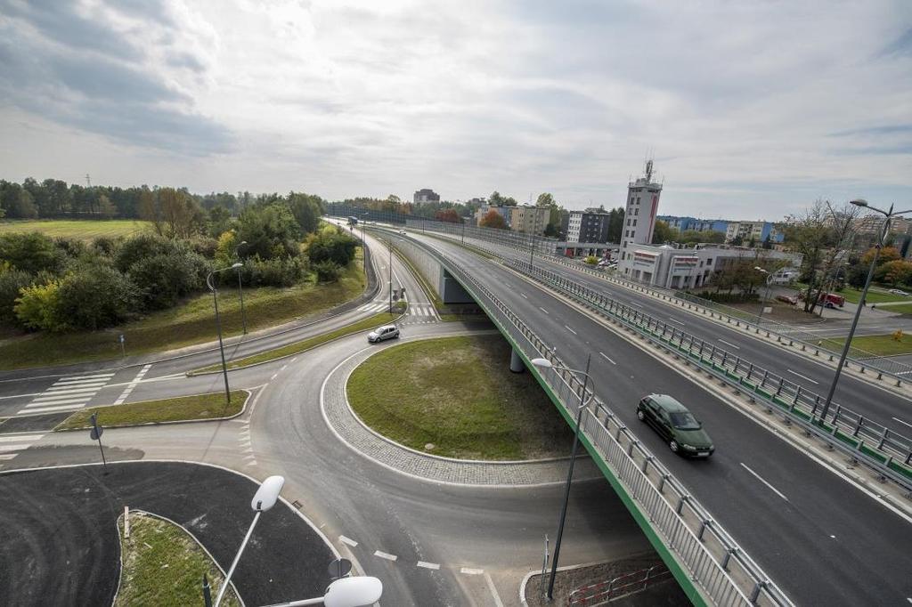 Tychy z oceną 6,09 (1. miejsce wśród dużych miast) Fot. Wiadukt przy Al. Niepodległości. Źródło: UM Tychy. Wynik na poziomie 6.