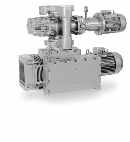 16 17 Seria GC KOMPAKTOWE ZESPOŁY PRÓŻNIOWE Wykorzystując sprawdzoną jakość naszych pomp próżniowych PVL401/PVL541 i pomp Roots a z serii HV zaprojektowaliśmy zespoły pompowe, które łączą w sobie