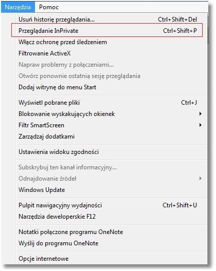 Konfiguracja przeglądarki Internet Explorer 11.