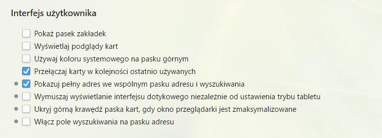 ..] a następnie w zakładce Zaawansowane w sekcji Zabezpieczenia zaznaczyć opcję Użyj TLS 1.2.