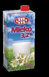 1 L UHT Milk 3,2% fat 1 L Молоко УВТ 3,2% жира 1 Л 5900512300320 12 szt x 1 L 5900512321073 6 szt x 1 L 5900512330464 1,5% tł.