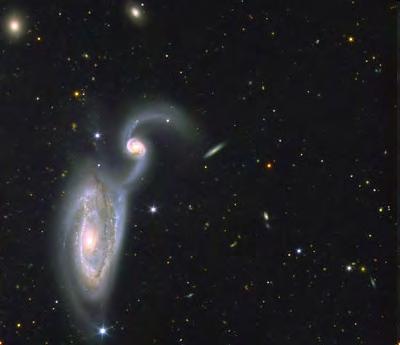 P.S. Interacting galaxies NGC5394 and NGC5395 That is because it was taken by amateur astrophotographer Alex Cherney. http://physicsworld.