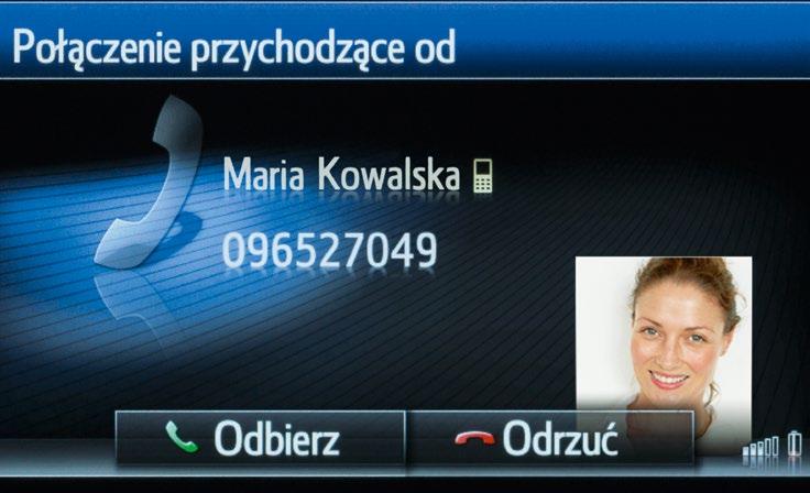 OBSŁUGA TELEFONU System Toyota Touch 2 w każdej chwili może stać się Twoim telefonem.