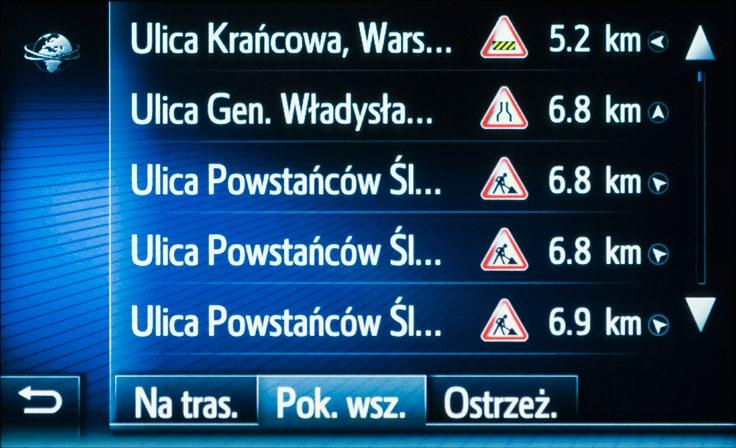 UTRUDNIENIA W RUCHU TMC Kolejna aplikacja w systemie Toyota Touch 2 with Go, która usprawni Twoją jazdę. Korki czy roboty drogowe to w dzisiejszym zatłoczonym świecie norma.